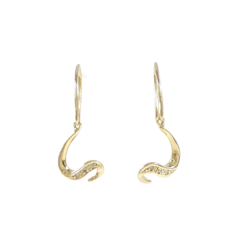 K18YG Bông tai kim cương 0.04CT - Hàng hiệu Chính hãng 871092