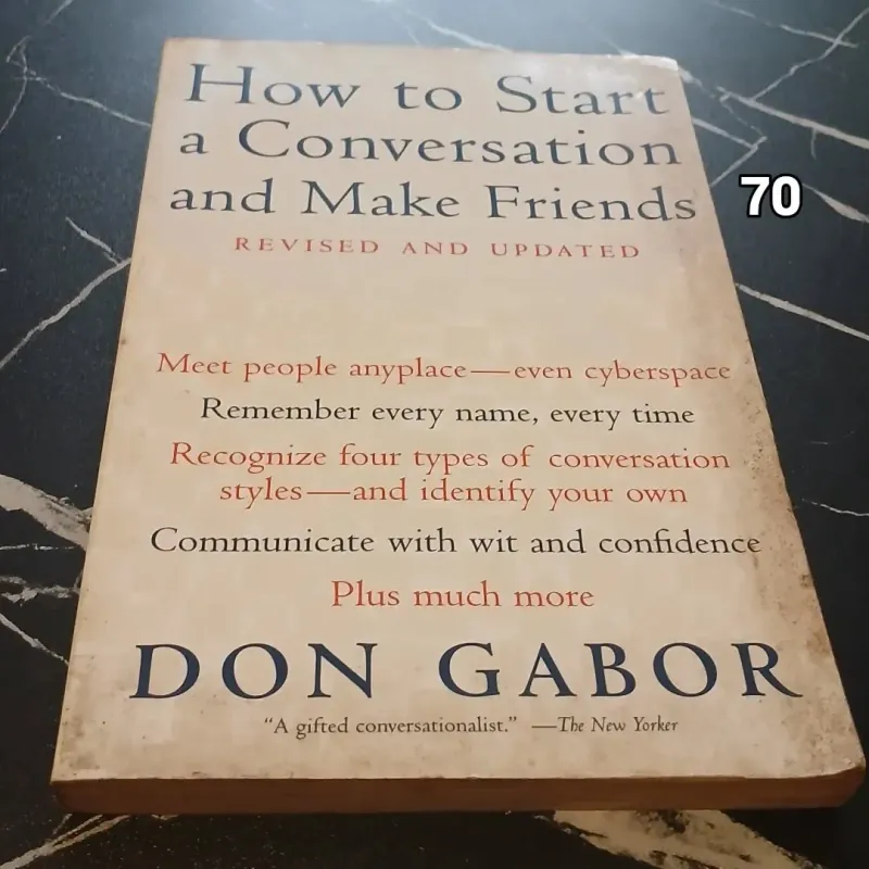 How to Start a Conversation and Make Friends - Don Gabor 1010814