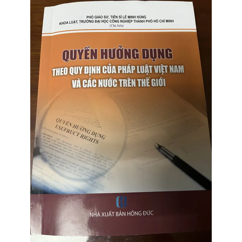 Quyền hưởng dụng - ts. Lê Minh Hùng [luật dân sự] 977515