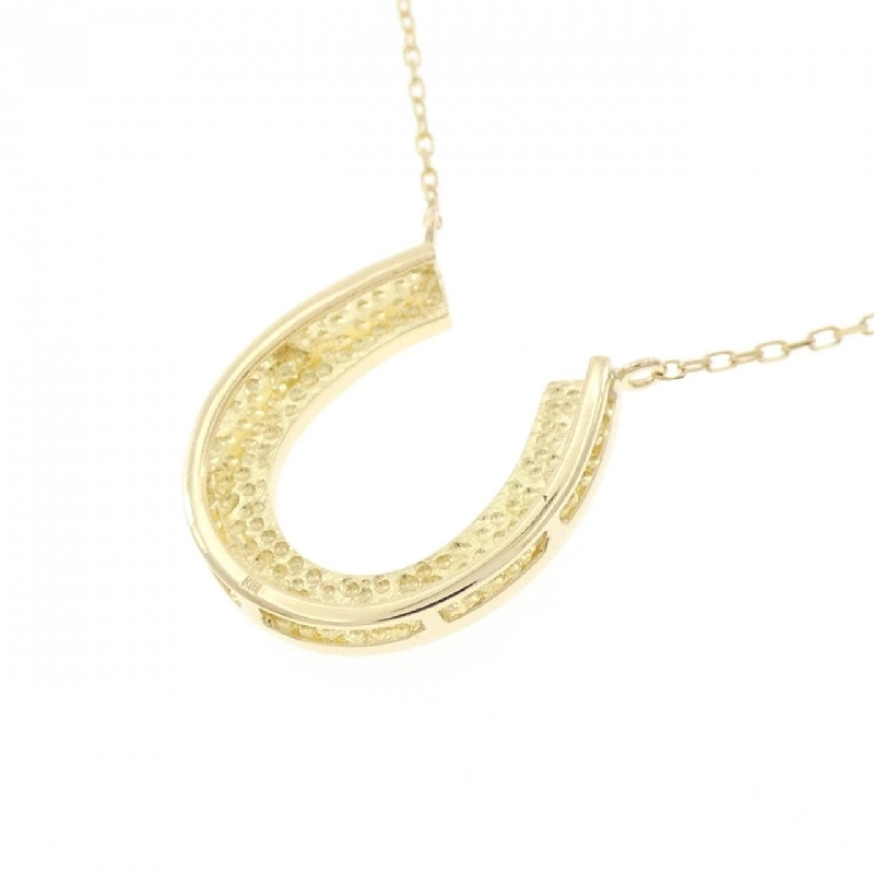 K18YG Dây chuyền hình móng ngựa - Hàng hiệu Authentic 859128