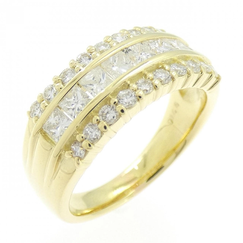 Nhẫn kim cương K18YG 1.06CT 671464