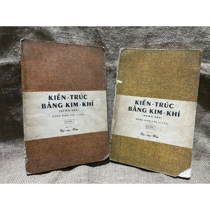 Kiến trúc bằng kim khí- 2 tập - khổ lớn- in trước 75  711869