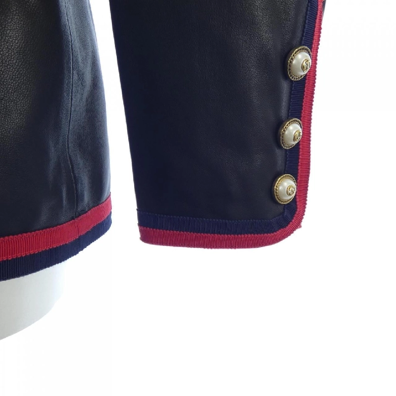 【Mã giảm giá】Gucci GUCCI Áo khoác da 643956