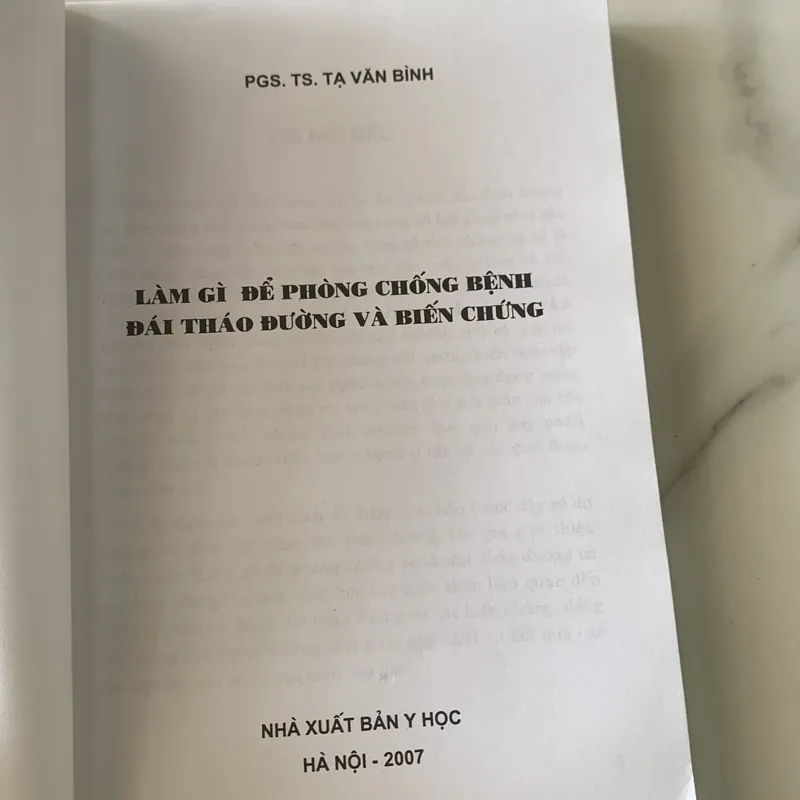 Làm gì để phòng chống bệnh đái tháo đường và biến chứng, Tạ Văn Bình 709522