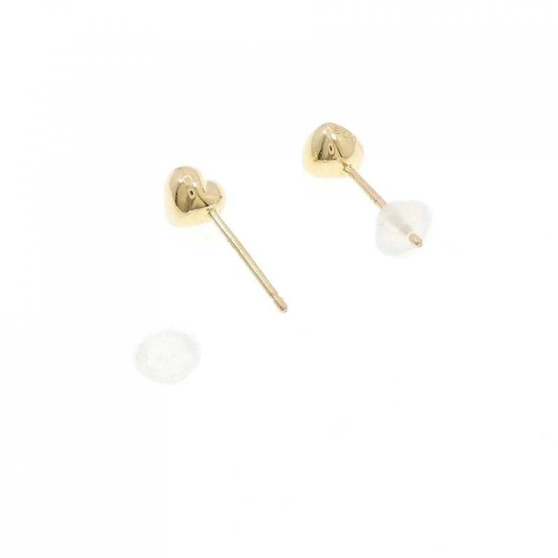 Bông tai kim cương hình trái tim Perlit Mikimoto 0.06CT - Hàng hiệu Authentic 845083