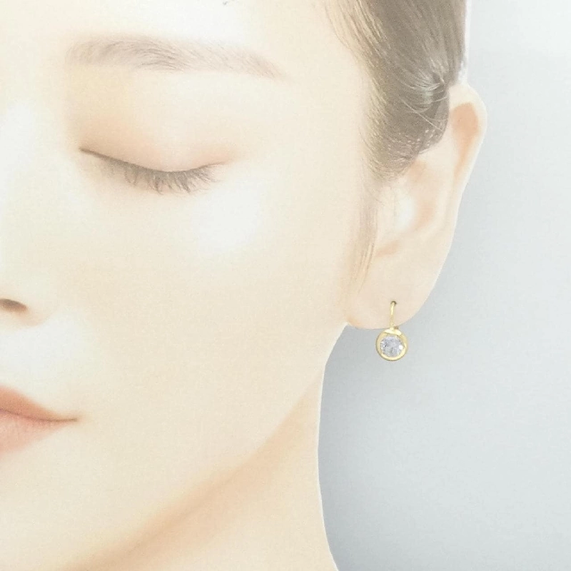 K18YG Sapphire Bông tai - Hàng hiệu Chính hãng 871064