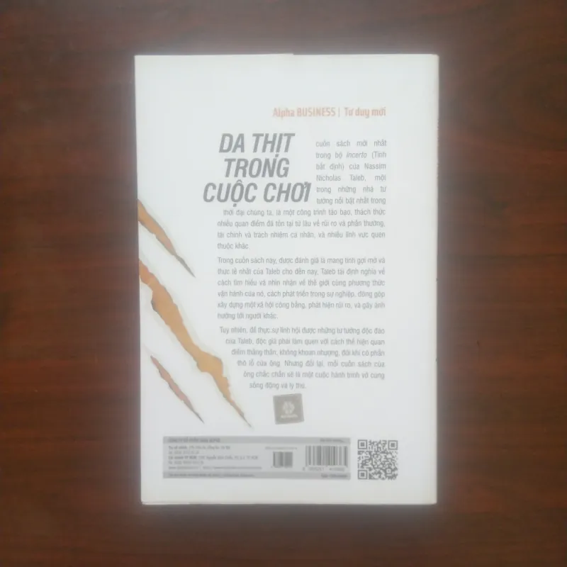 [Sách Kinh Tế] Da Thịt Trong Cuộc Chơi (Nassim Nicholas Taleb - Tác Giả Thiên Nga Đen) 907614