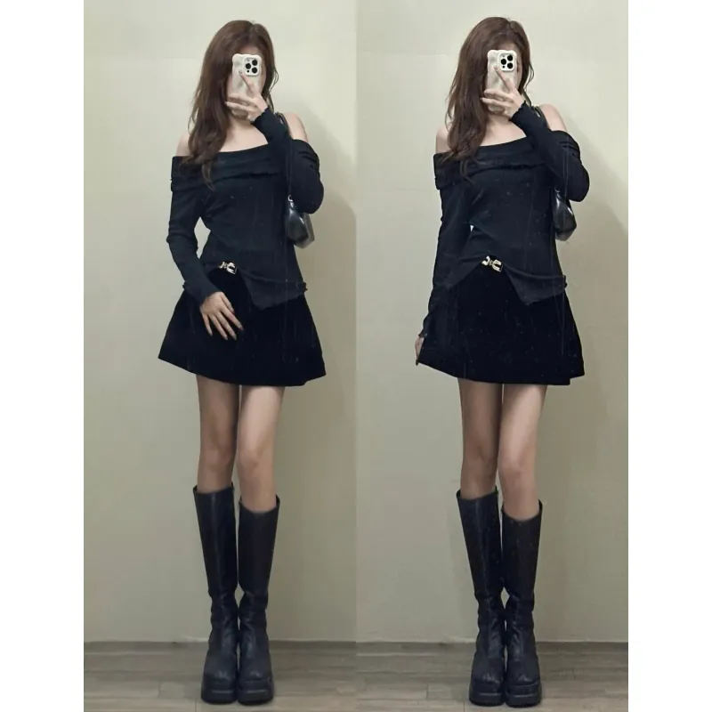 Set áo khoác nữ cổ điển phối quần short đậm phong cách trẻ trung 790337