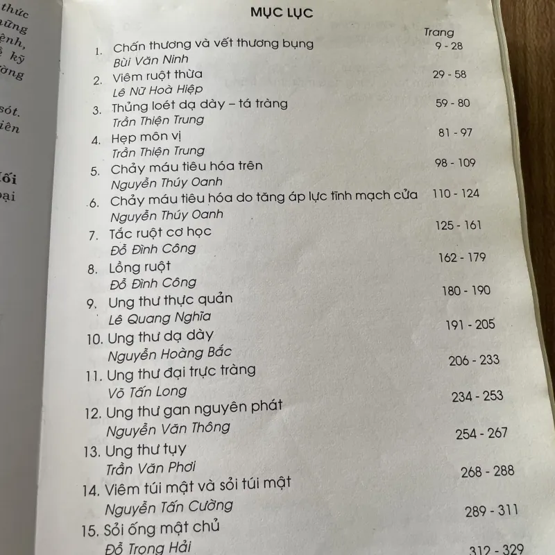 Bệnh học & Điều trị học Ngoại khoa, tiêu hóa  796935