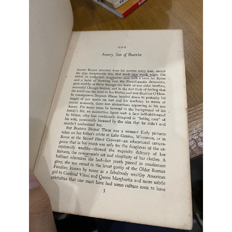 THIS SIDE OF PARADISE  - F. SCOTT FITZGERALD 140289