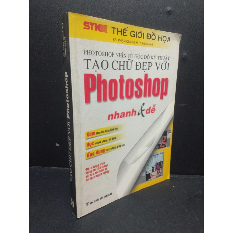 [Phiên Chợ Sách Cũ] Tạo chữ đẹp với photoshop Phạm Quang Huy 2001 2303 421003