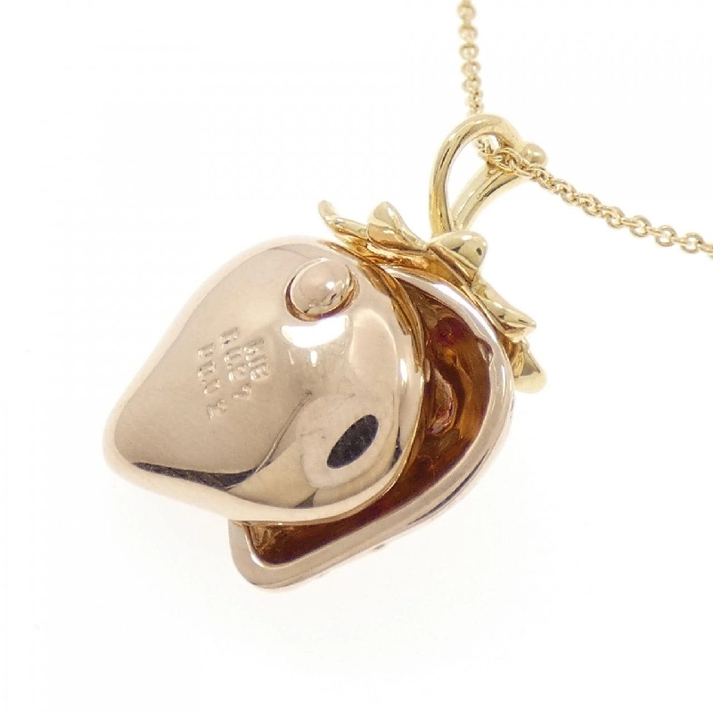 K18PG/K18YG Dây chuyền Ruby Dâu 0.27CT - Hàng hiệu Chính hãng 846696