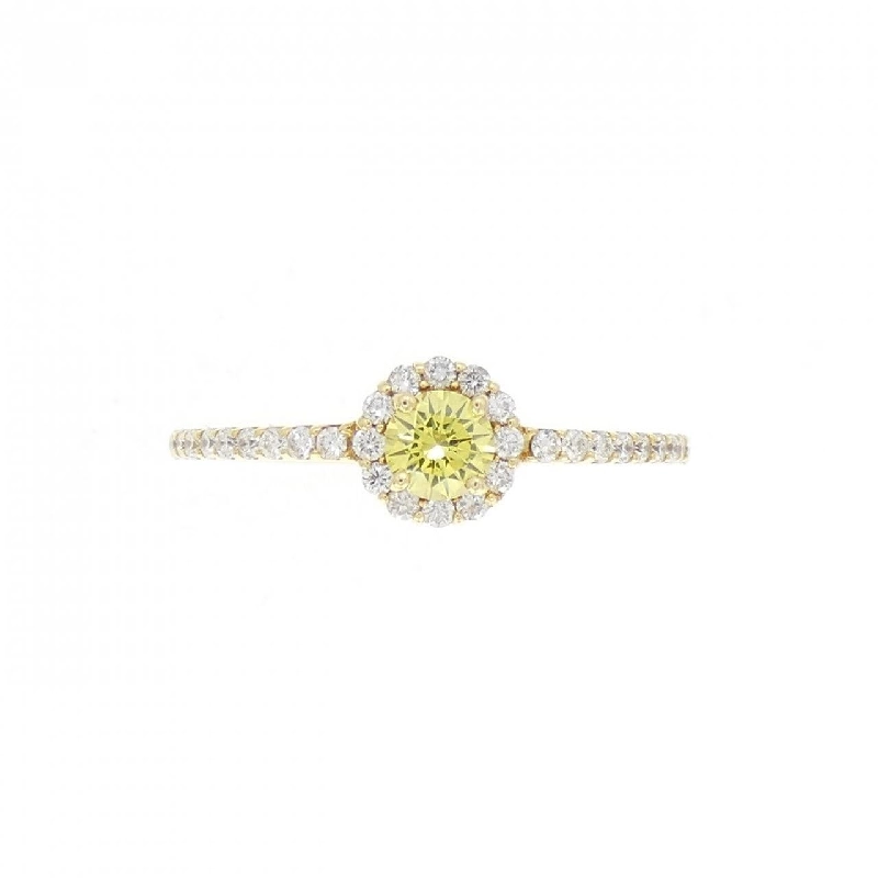 Nhẫn kim cương K18YG 0.220CT 669776