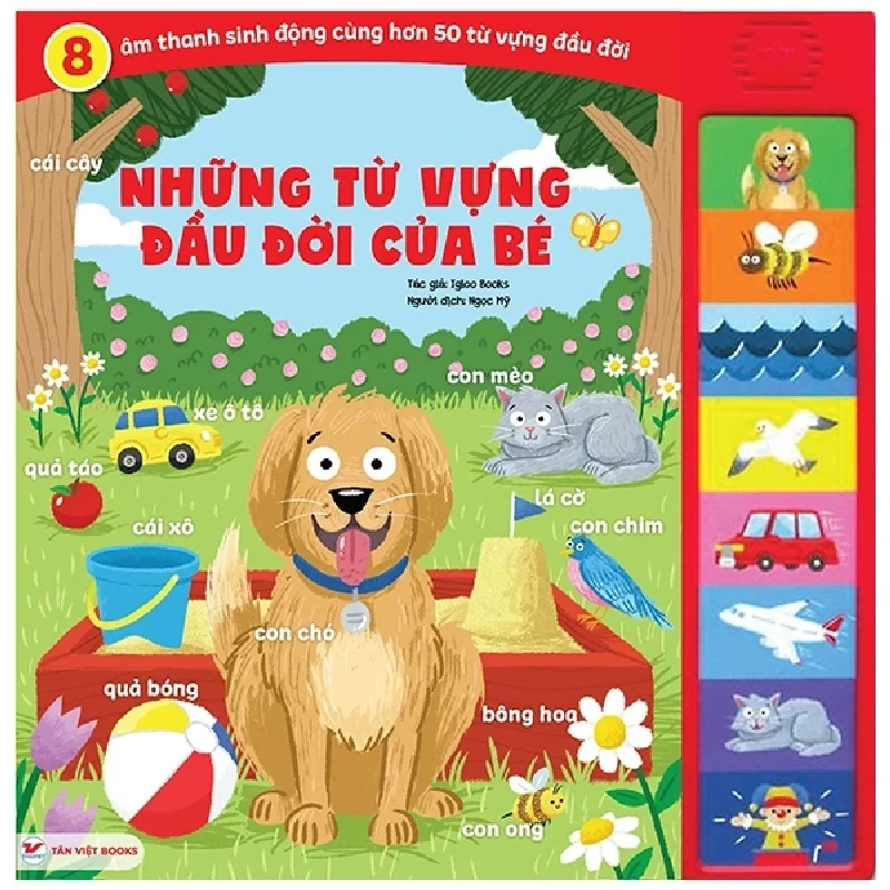 Sách Âm Thanh - 8 Âm Thanh Sinh Động - Những Từ Vựng Đầu Đời Của Bé - Igloo Books 285706