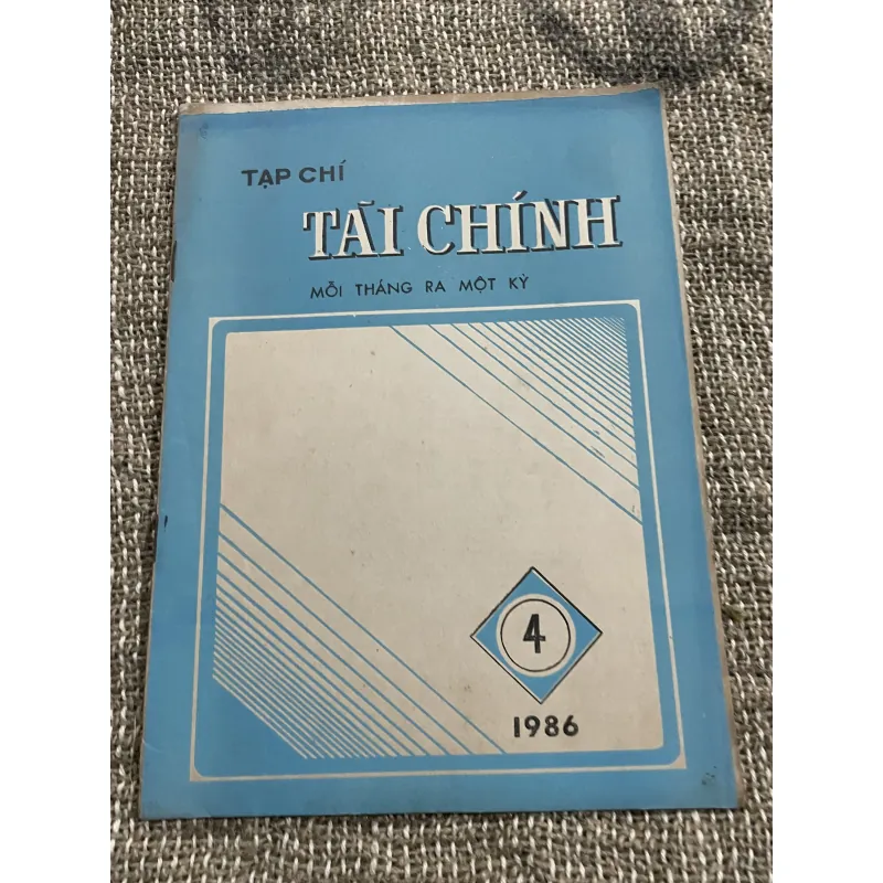 Tạp chí tài chính - khổ lớn 4.1986  1021362