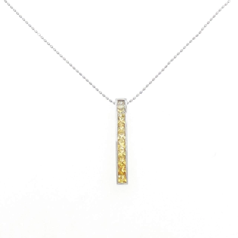 Dây chuyền Sapphire PT900/PT850 0.90CT - Hàng hiệu Chính hãng 862960