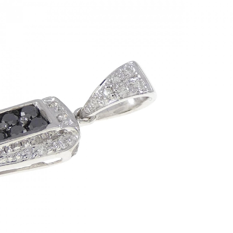 K18WG/K18BG Mặt dây chuyền kim cương chéo 2.00CT - Hàng hiệu Chính hãng 862804