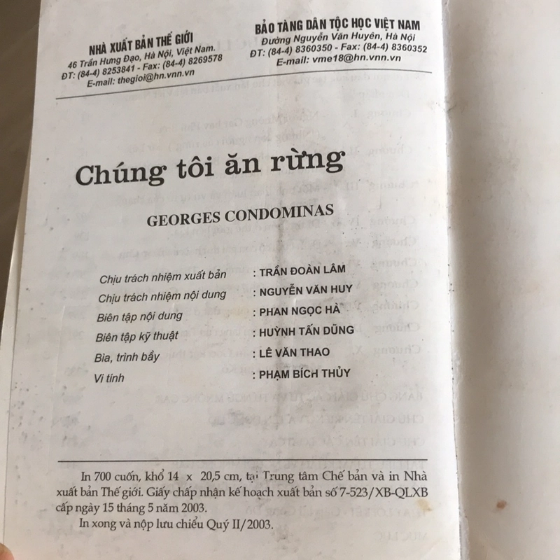 CHÚNG TÔI ĂN RỪNG (Bản đặc biệt, có chữ ký của Tác giả) 502236