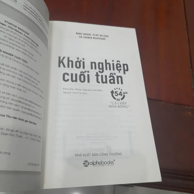 KHỞI NGHIỆP CUỐI TUẦN, 50 giờ để "cá chép hóa rồng" 1030722
