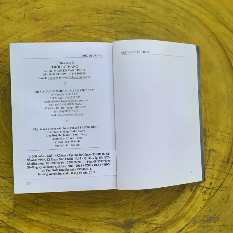 THỜI BI TRÁNG - Nguyễn Văn Thịnh 1031385