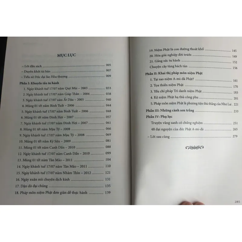 Sách Hương Sen Vạn Đức của Hòa Thượng Thích Trí Tịnh mới 90% 682018