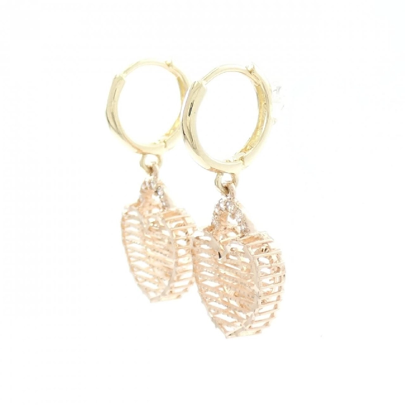 Bông tai hình trái tim 14KPG/14KYG - Hàng hiệu Authentic 867693