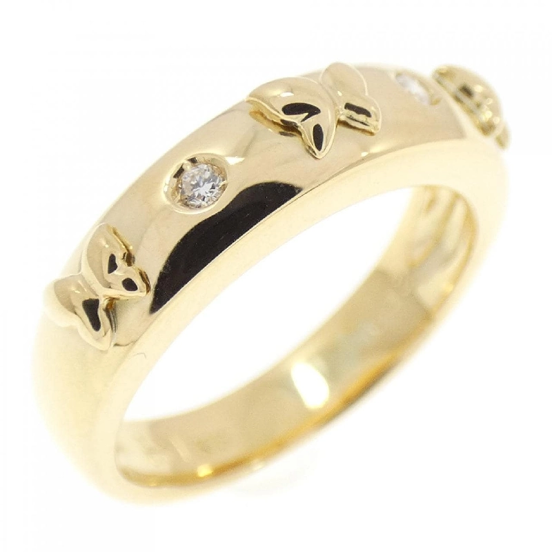 Nhẫn kim cương bướm K18YG 0.02CT - Hàng hiệu chính hãng 852630