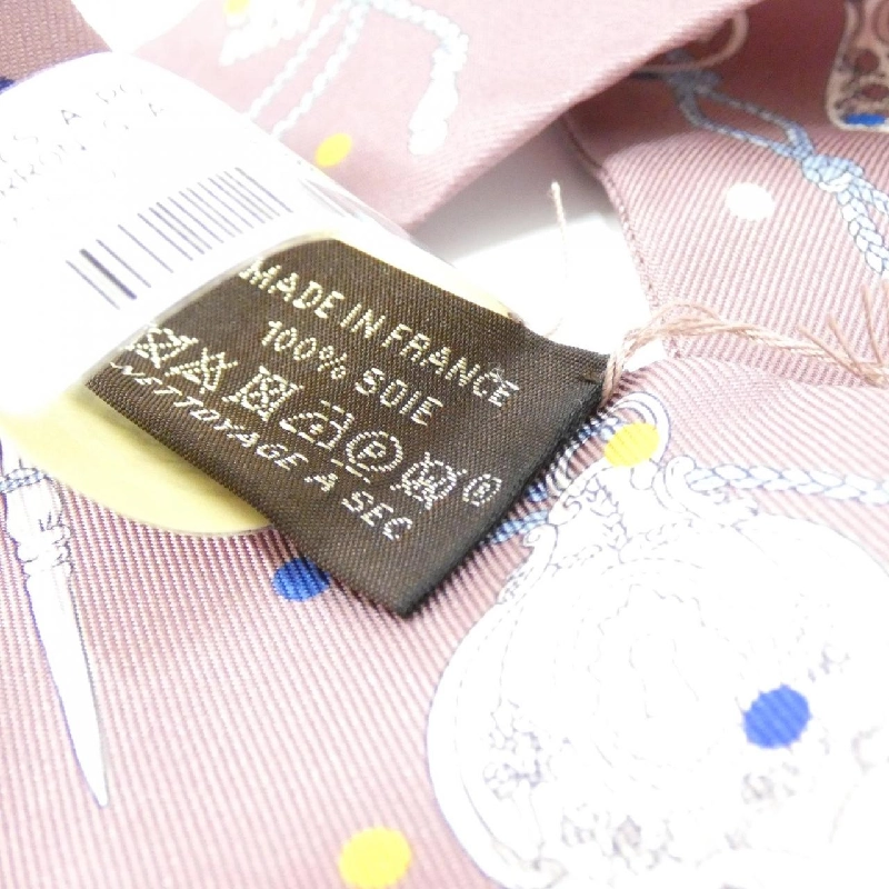 【Sản phẩm chưa sử dụng】Hermès LES CLES A POIS Twilly 063871S Khăn quàng 624288