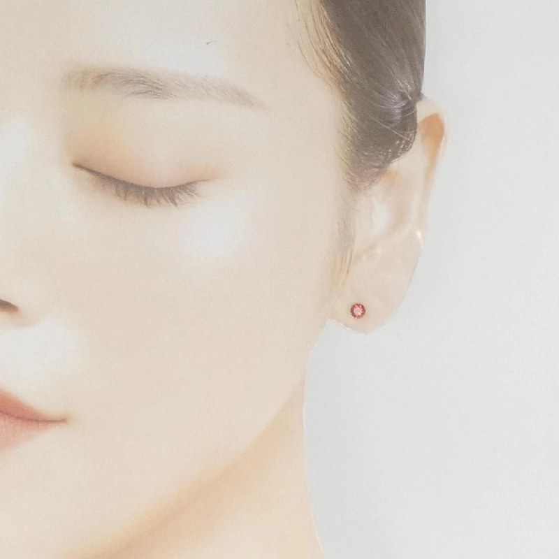 K18YG Garnet Bông tai - Hàng hiệu Chính hãng 871790