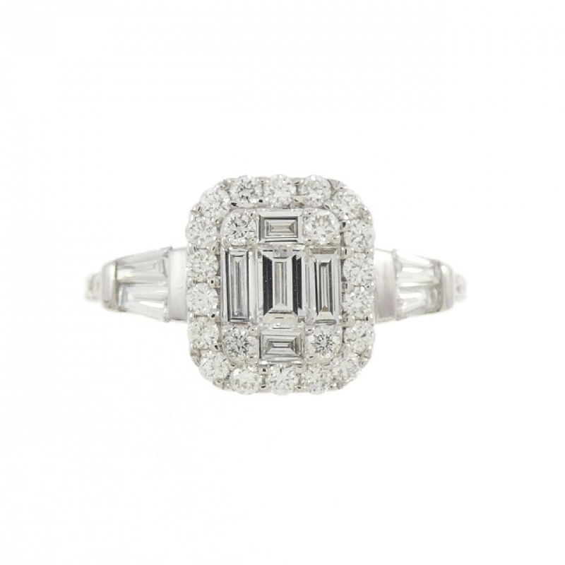 Nhẫn kim cương K18WG 0.78CT 668818