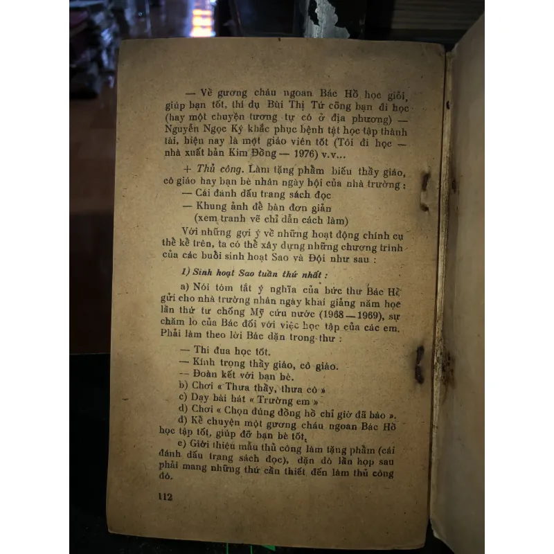 Công tác tổ chức và giáo dục đội nhi đồng Hồ Chí Minh  797478