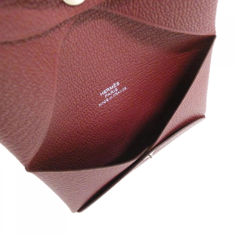 【Sản phẩm chưa sử dụng】Thẻ đựng thẻ Hermes Calvi 044166CK 624055