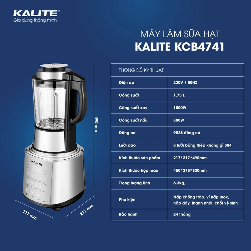 Máy làm sữa hạt Kalite 546534