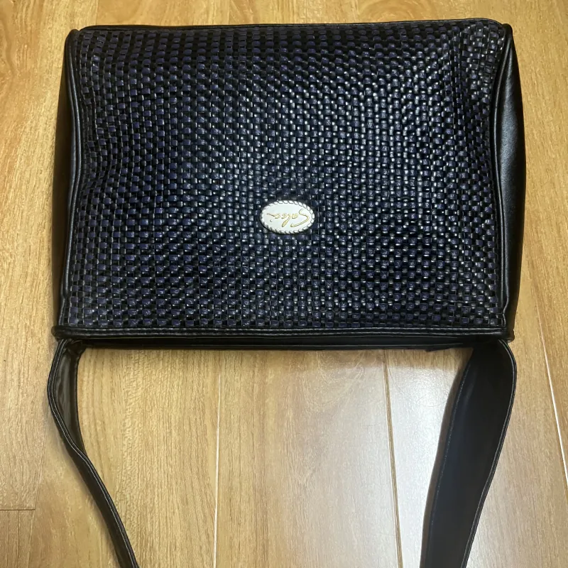 Túi nữ 26*19*7 da thật đan 2hand 992595