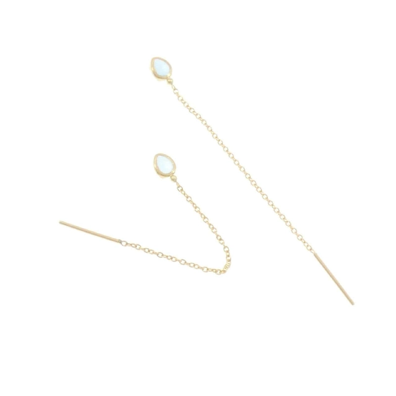 K18YG Blue Topaz Bông tai - Hàng hiệu Chính hãng 871318