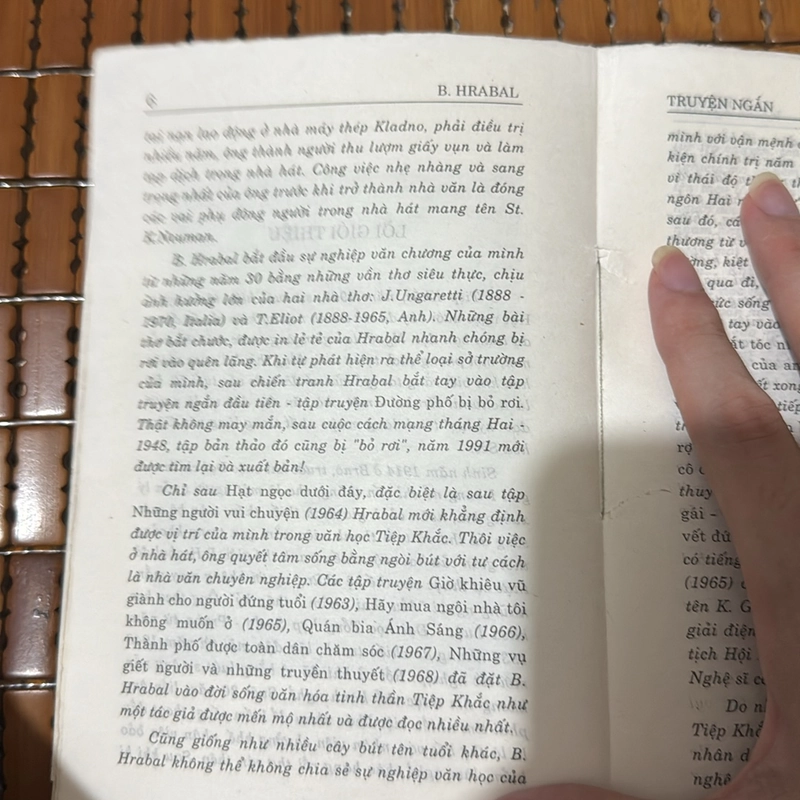 Bohumil Hrabal truyện ngắn 520317