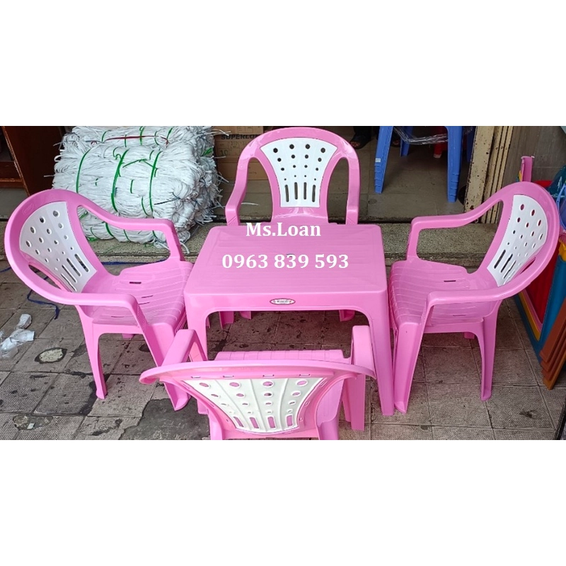 Ghế nhựa bành 2 màu ngồi thư giãn, sử dụng quán ăn - quán nhậu 545170