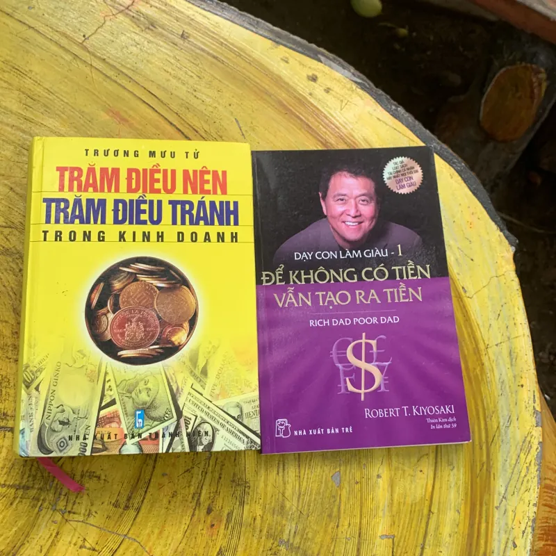 COMBO TRĂM ĐIỀU NÊN TRĂM ĐIỀU TRÁNH TRONG KINH DOANH bìa cứng & DẠY CON LÀM GIÀU 1 mới 747234