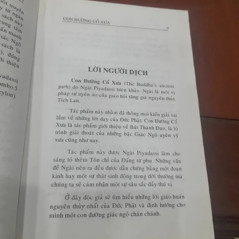 Piyadassi - CON ĐƯỜNG CỔ XƯA 690798
