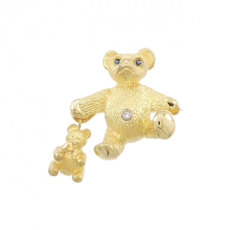 【Cổ điển】Brooch gấu Tiffany Sapphire 665988