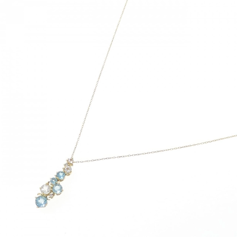 K18YG Topaz Necklace - Hàng hiệu Authentic 858059