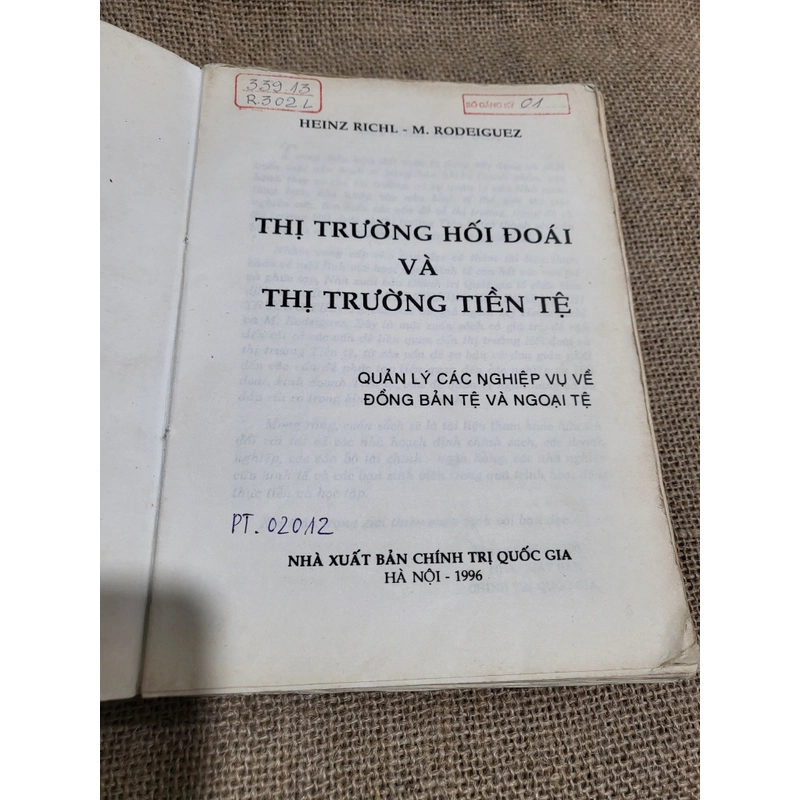 Thị trường hối thoái và thị trường tiền tệ 302234