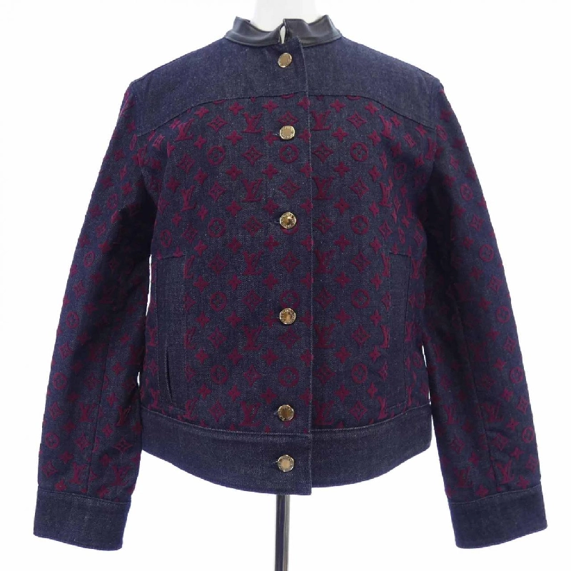 Áo khoác denim LOUIS VUITTON フロックド モノグラム FPJA35AAX - Hàng hiệu Authentic 820520