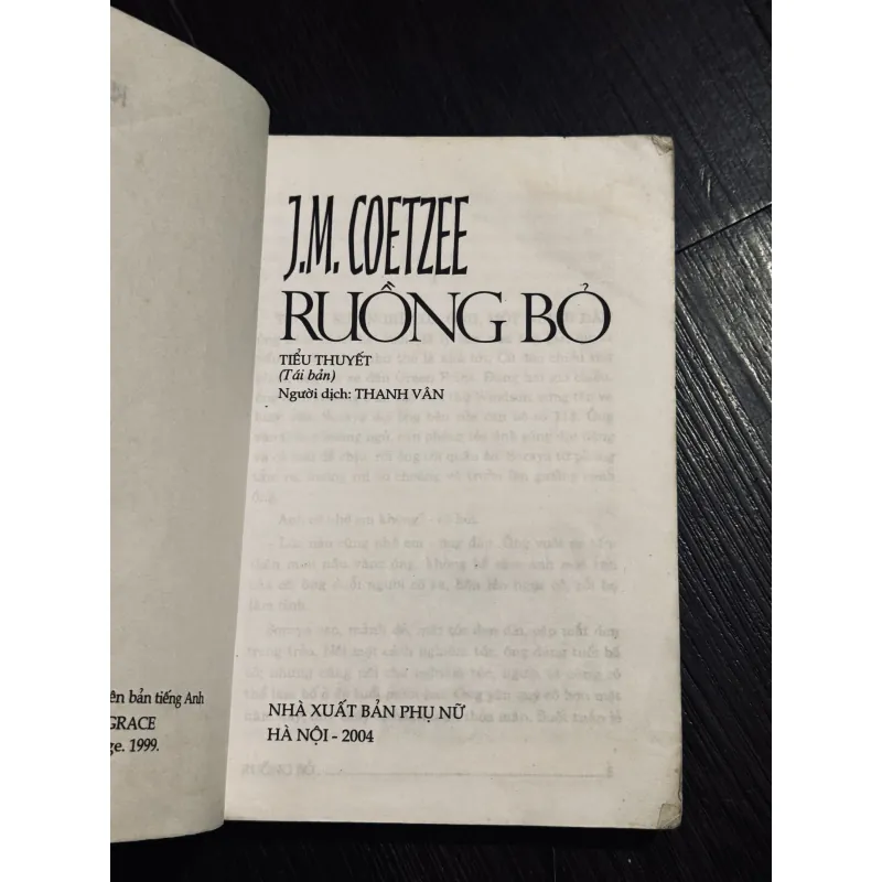 Ruồng bỏ - J.M. Coetzee 1019352
