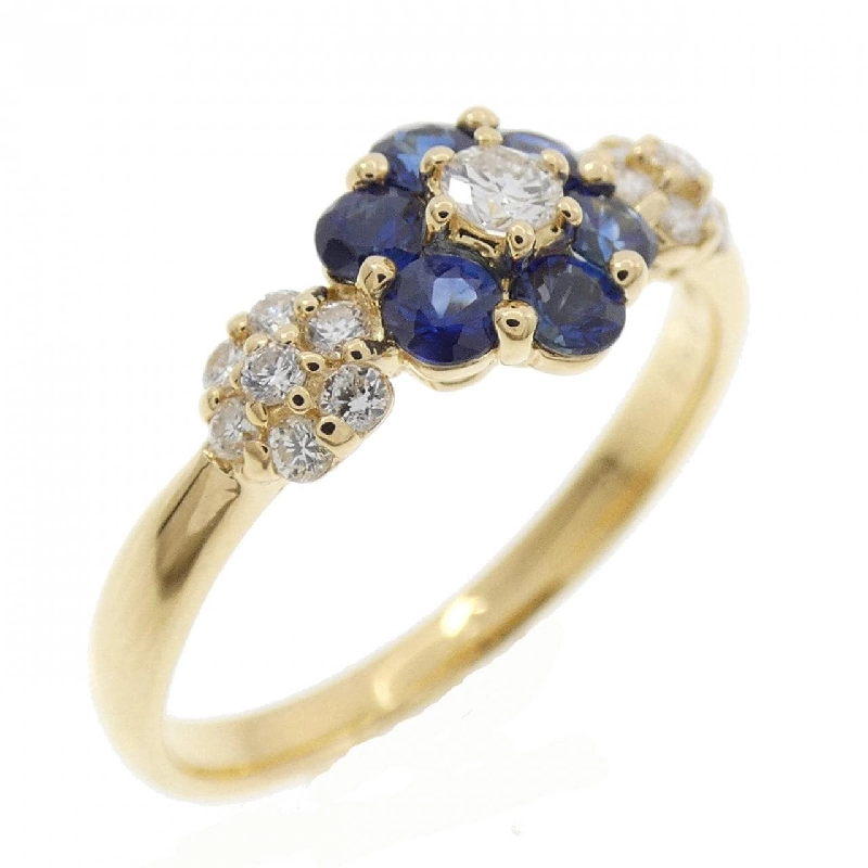 Nhẫn Sapphire Hoa K18YG 0.39CT - Hàng hiệu Chính hãng 669657