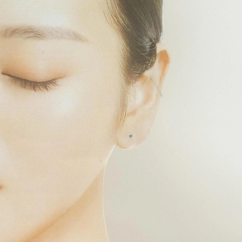 K18PG Bông tai kim cương 0.05CT một bên - Hàng hiệu Chính hãng 878050