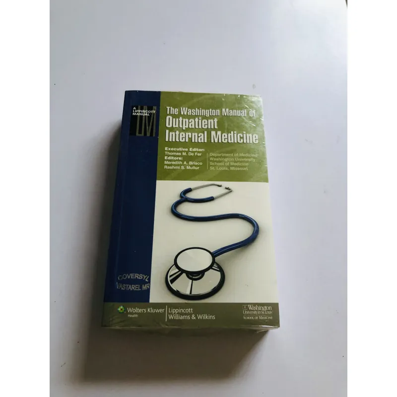 📘 THE WASHINGTON MANUAL OF OUTPATIENT INTERNAL MEDICINE 593725