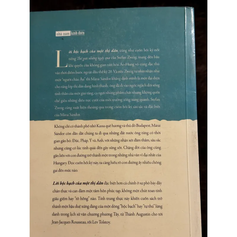 Lời bộc bạch của một thị dân 991087