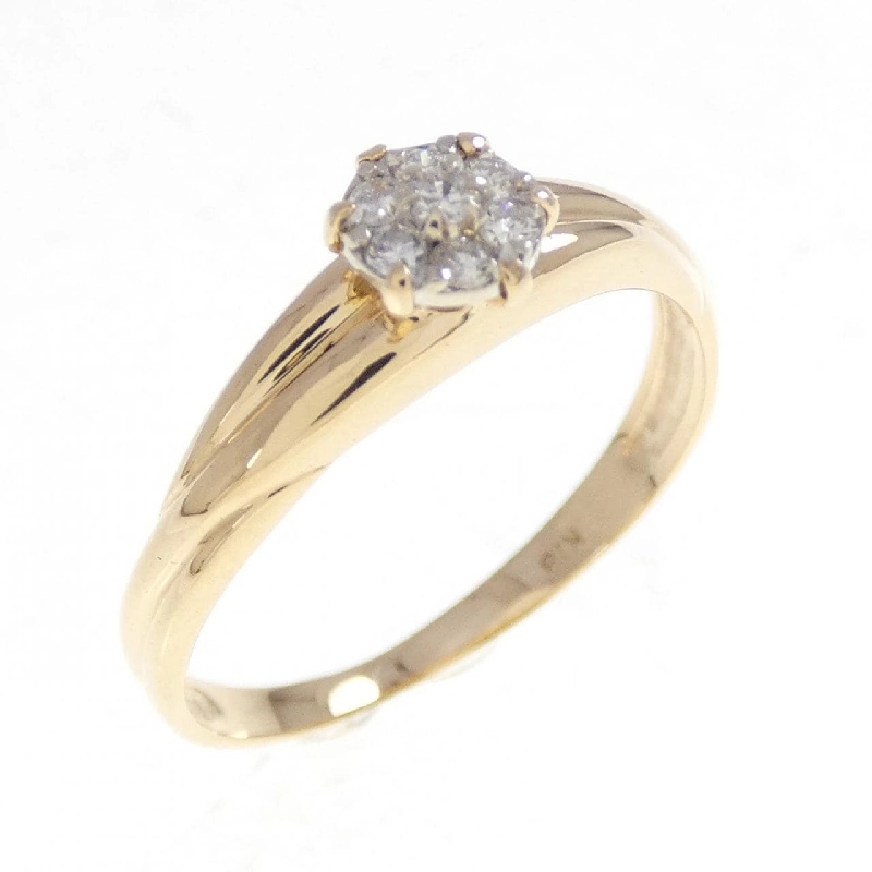 Nhẫn kim cương K18YG - Hàng hiệu Authentic 854855