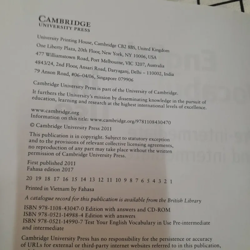 Cambridge English Vocabulary in Use 3rd Ed 2017. Tg Stuart Redman 800034